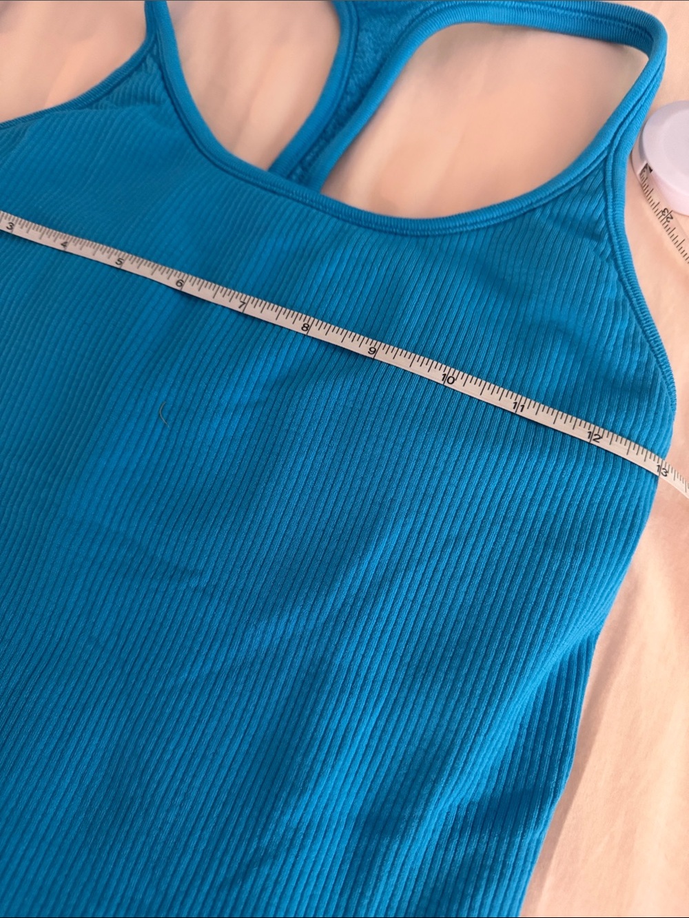 Athleta Ribbed Racerback Tank in Bright Blue - Picture 5 of 6